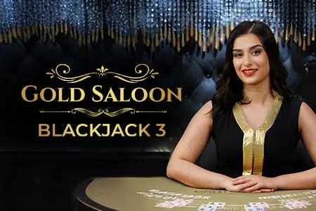 Živý blackjack: Gold Saloon Blackjack 3 (On Air)