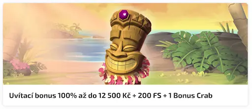 BoaBoa Casino uvítací bonus 100 % až do 12 500 Kč + 200 FS