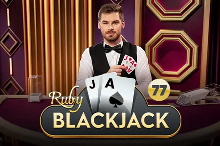 Živý blackjack: Blackjack 77 Ruby