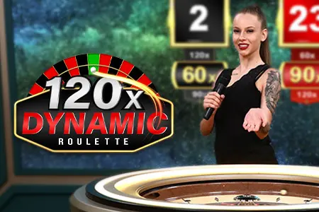 Živá ruleta: Dynamic Roulette 120×